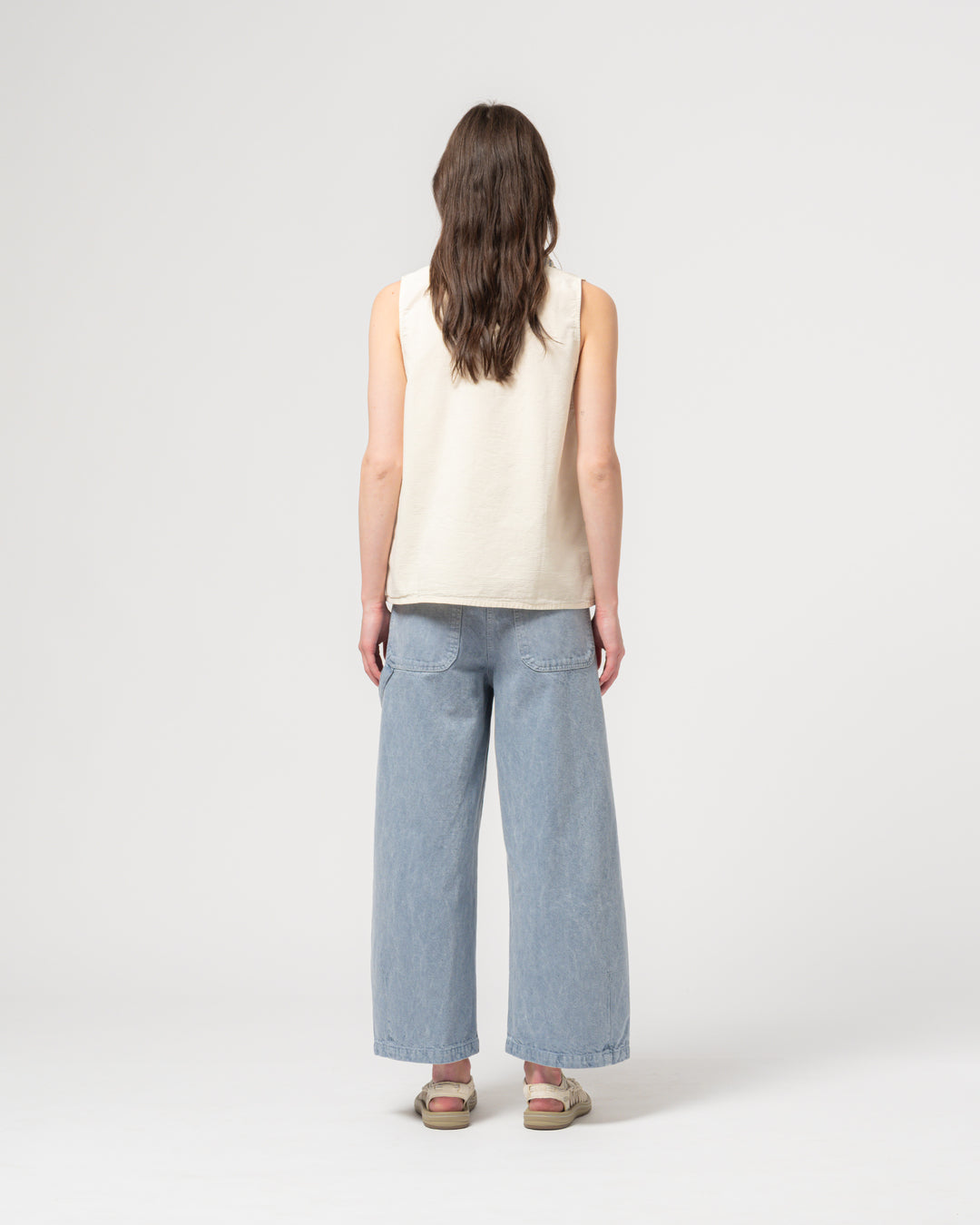 G.o.D Submarine Chino Color Denim Pearl Blue