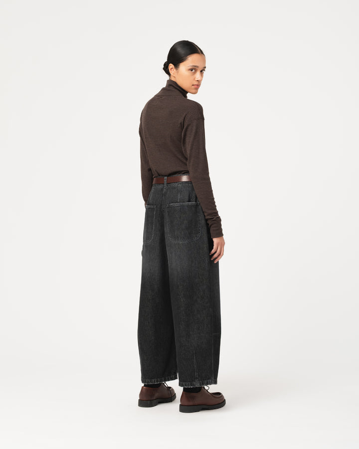 G.o.D Submarine Chino Black Denim Black Vintage Wash