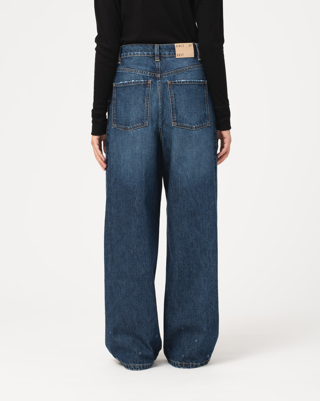 G.o.D Janet Denim Denim Erosion Blue