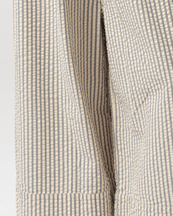 G.o.D Culotte Belfast Serrsucker Iron/Off-White