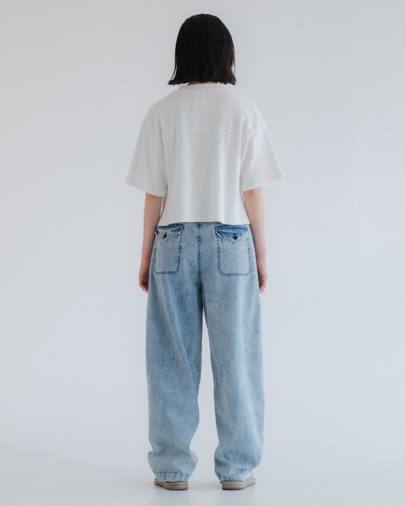 G.o.D Field Chino Salt Lake Denim Blue