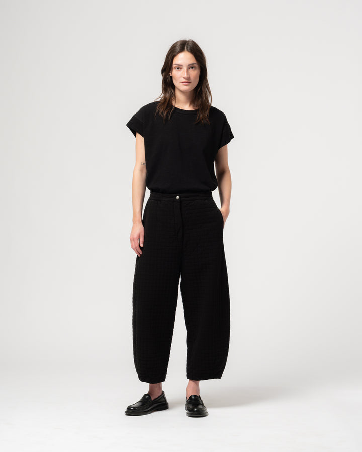 G.o.D Karate Pants Sashiko Cotton Black