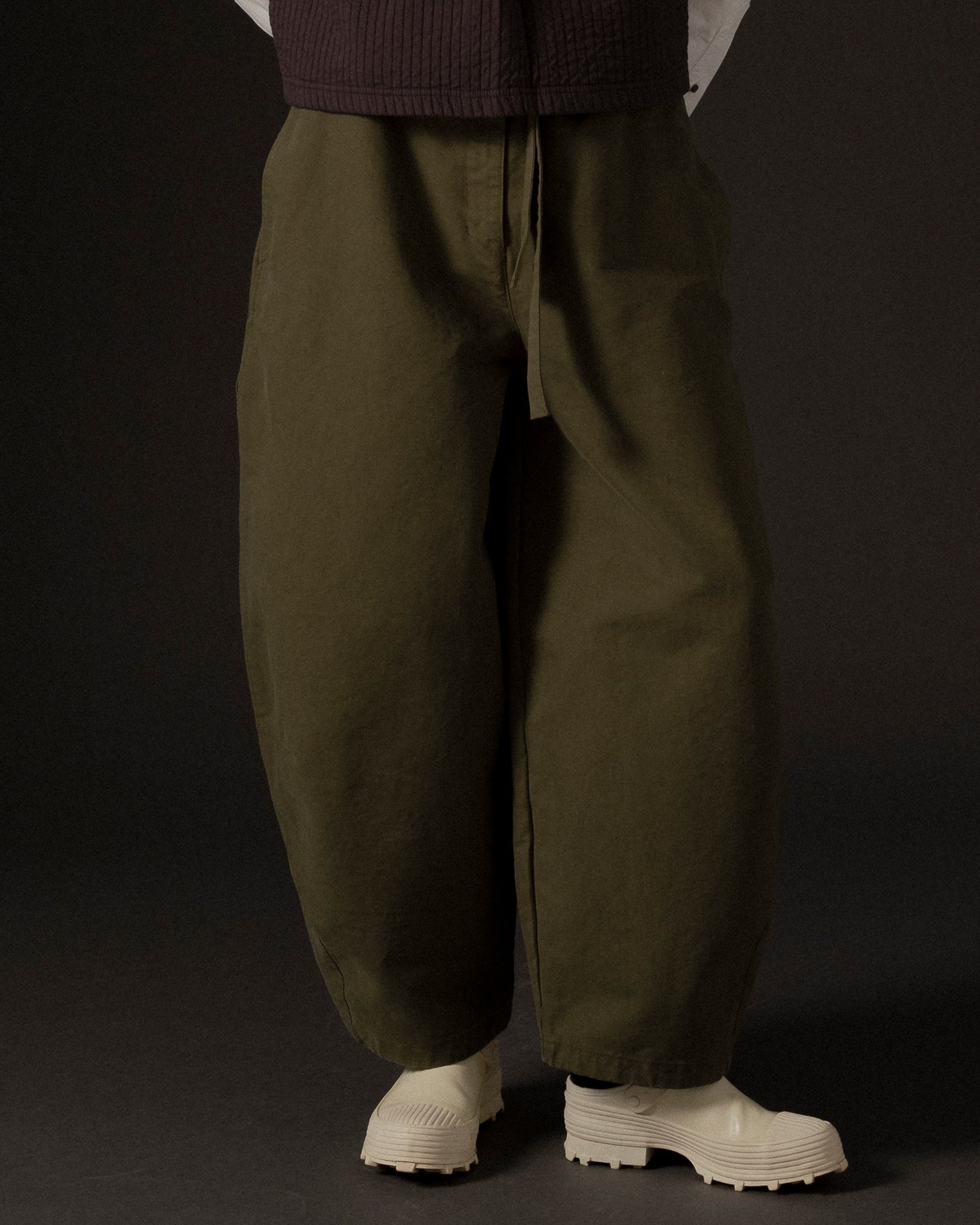 G.o.D Sultan Pants Nebraska Cotton Dark Olive