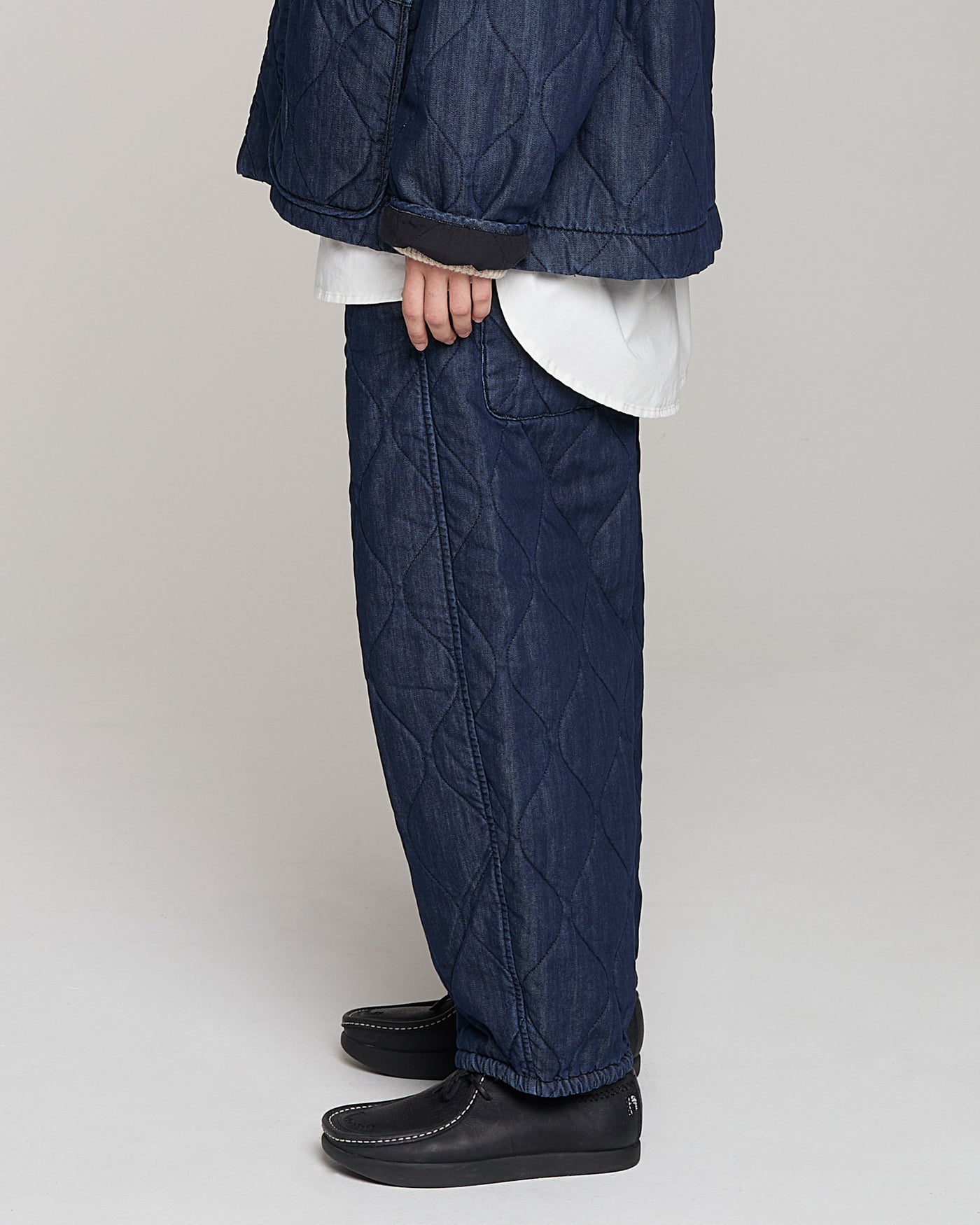 G.o.D Karate Pants Quilted Denim Indigo