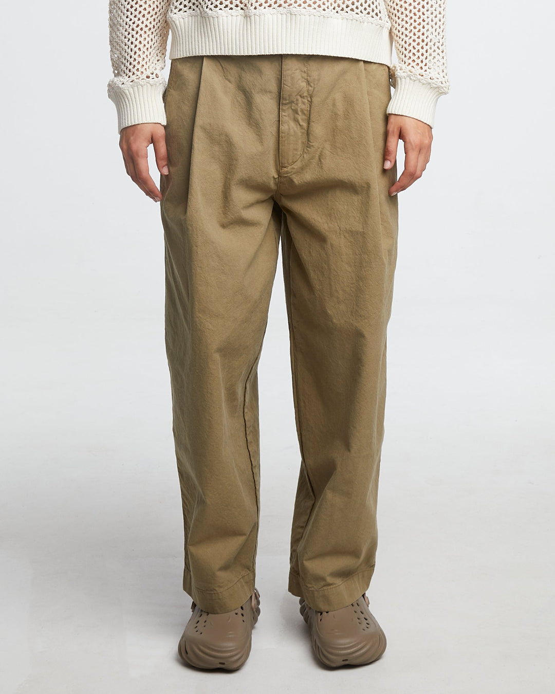 G.o.D British Worker Pants Cotton Linen Elmwood