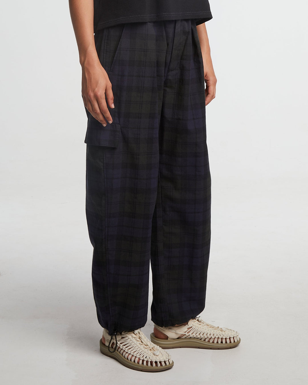 G.o.D Desert Pants Black Wash Cotton Black