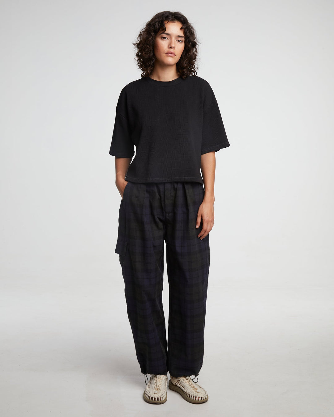 G.o.D Desert Pants Black Wash Cotton Black