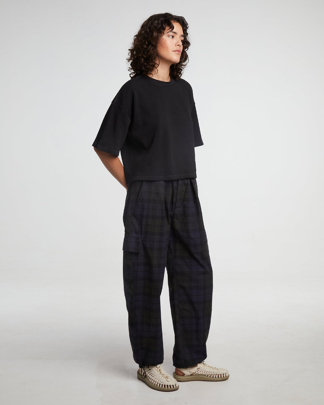 G.o.D Desert Pants Black Wash Cotton Black