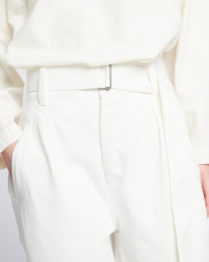 G.o.D Field Chino White Denim Milk