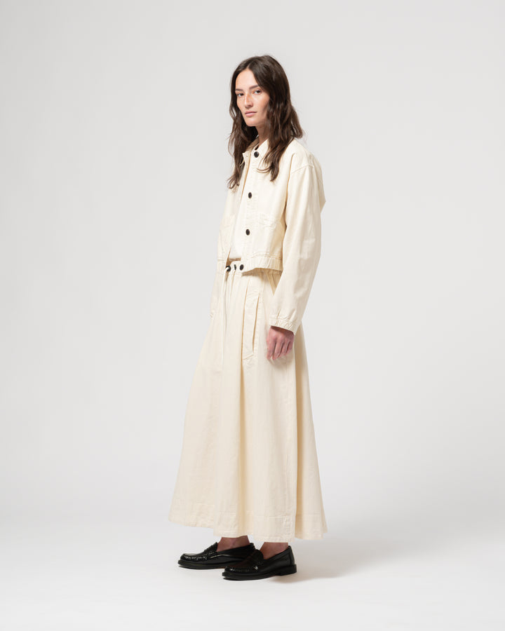 G.o.D Meadow Skirt Cotton Linen Wheat