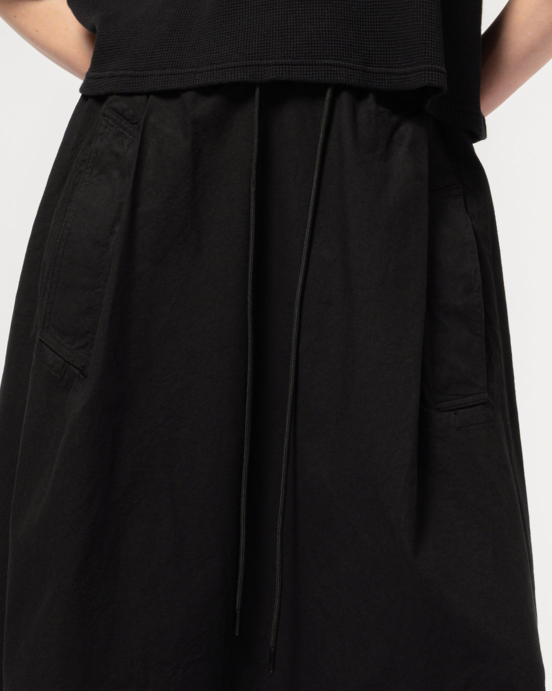 G.o.D Meadow Skirt Cotton Linen Black