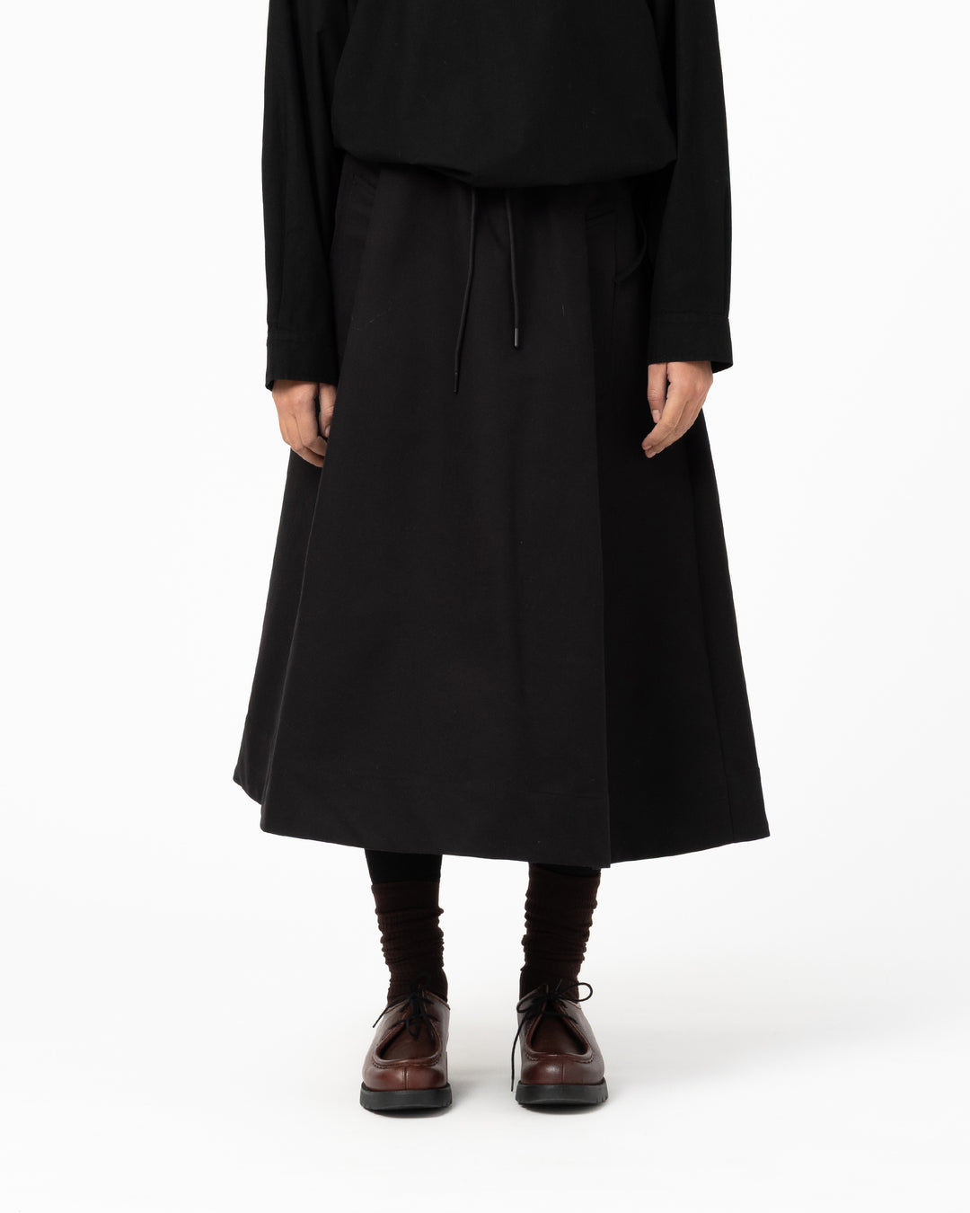 G.o.D Meadow Skirt Nebraska Cotton Black