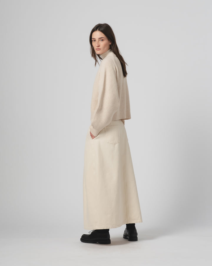 G.o.D Bulb Skirt Canvas Wheat