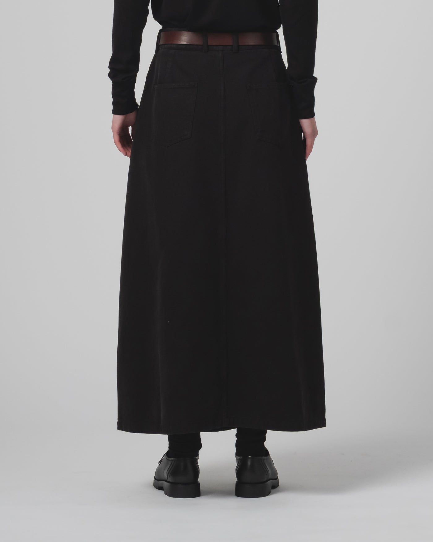 G.o.D Bulb Skirt Canvas Black