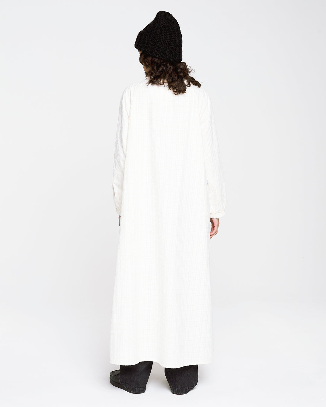 G.o.D Grassland Dress Dobby Cotton Milk