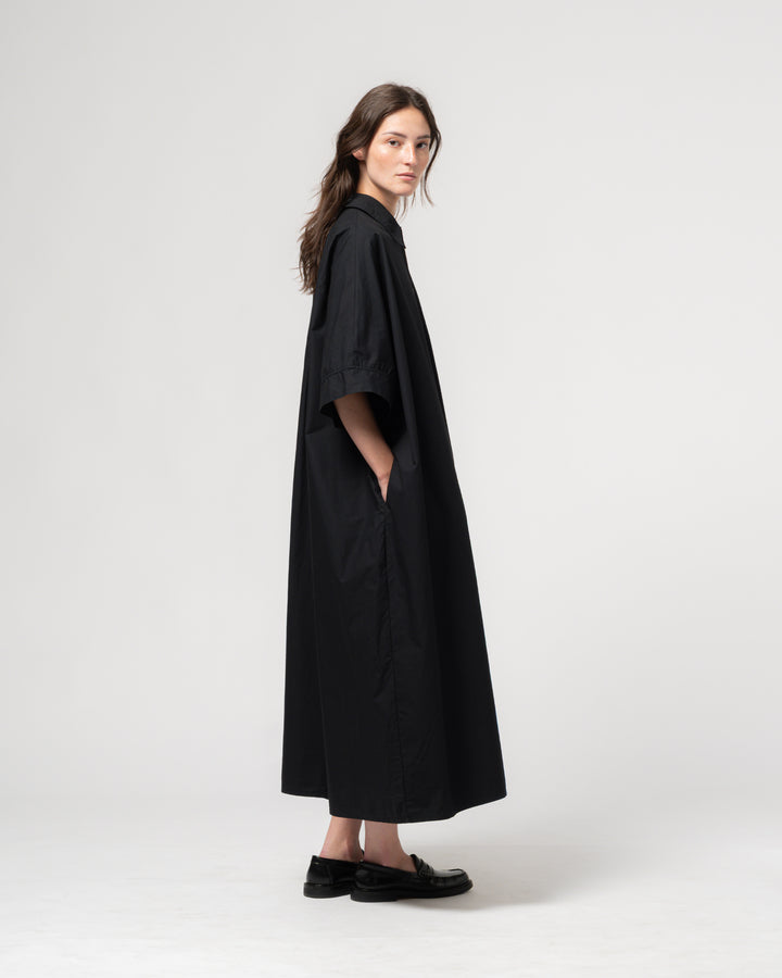 G.o.D Shirt Dress Light Popeline Black