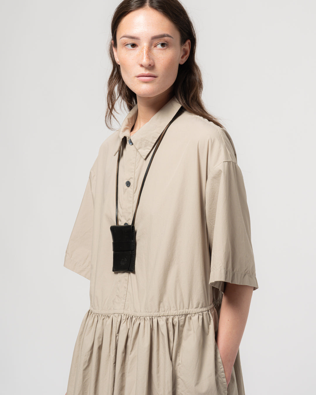 G.o.D Jezabel Dress Peach Popeline Oyster