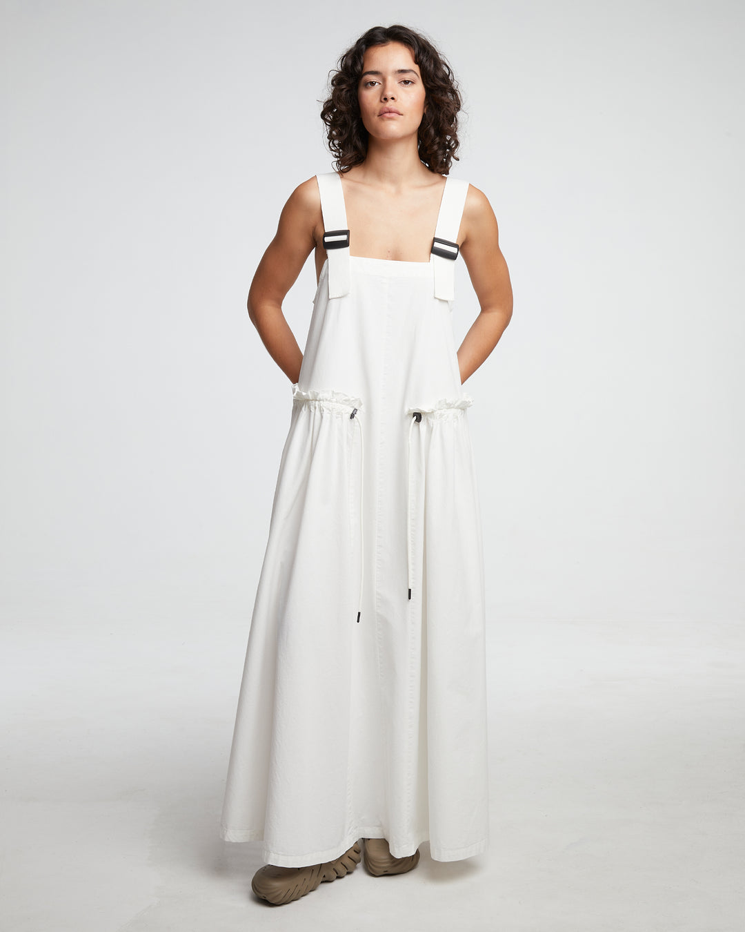 G.o.D Sun Dress Light Cotton Drill Milk