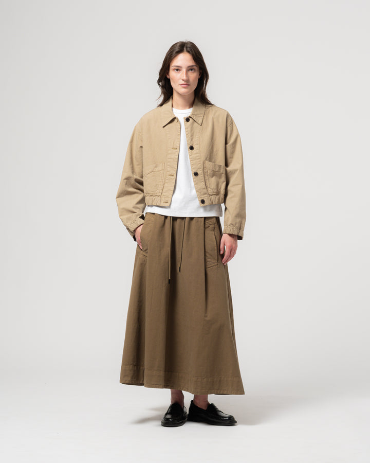 G.o.D Artisan Shirt Cotton Linen Kelp