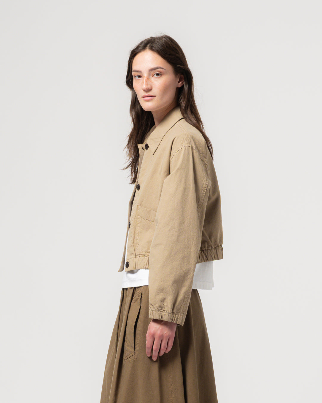 G.o.D Artisan Shirt Cotton Linen Kelp