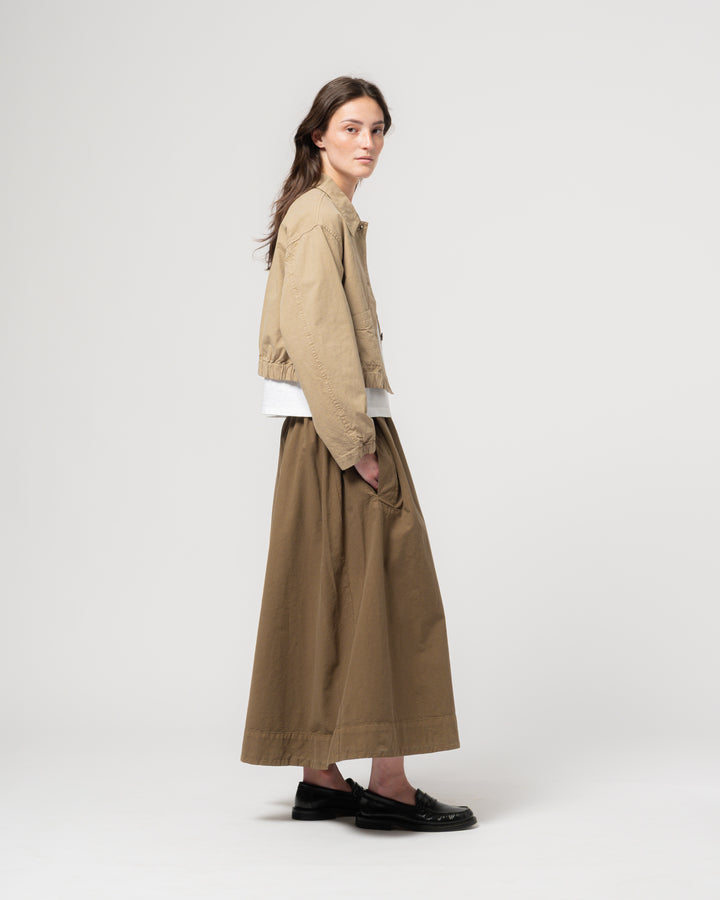 G.o.D Artisan Shirt Cotton Linen Kelp