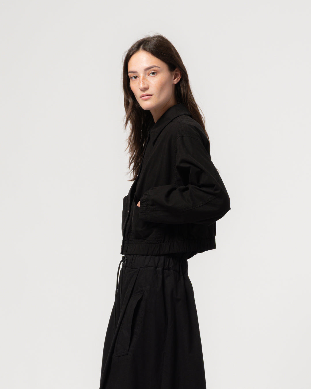 G.o.D Artisan Shirt Cotton Linen Black