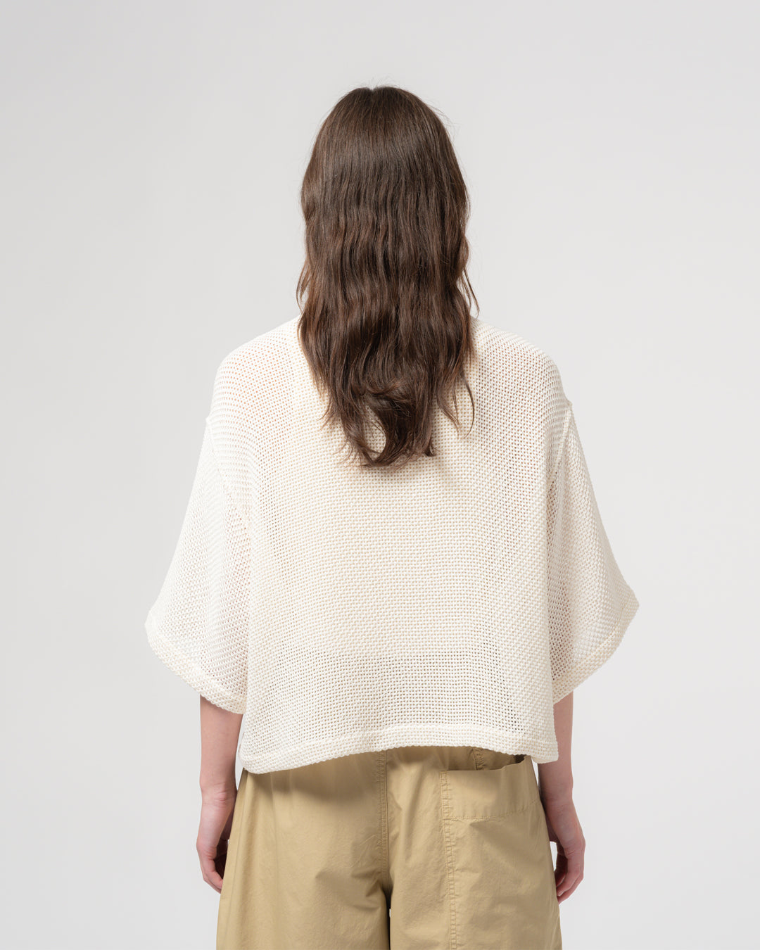 G.o.D Sumatra Shirt Trellis Cotton Ecru
