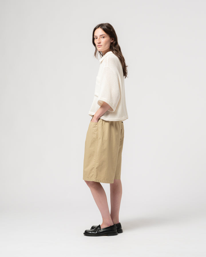 G.o.D Sumatra Shirt Trellis Cotton Ecru