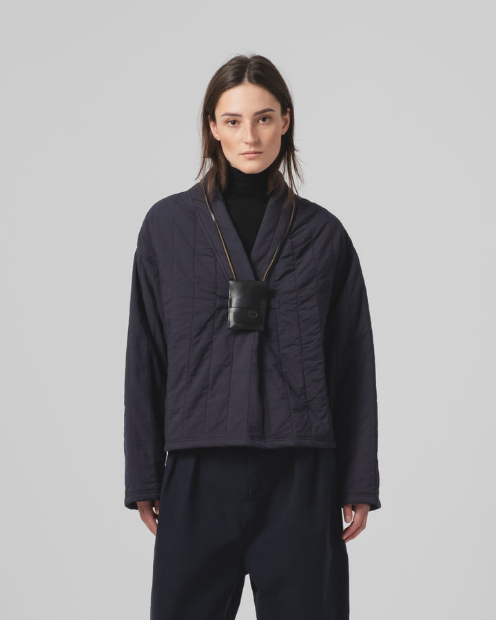 G.o.D Toku Sweater Quilted Cotton Inkt