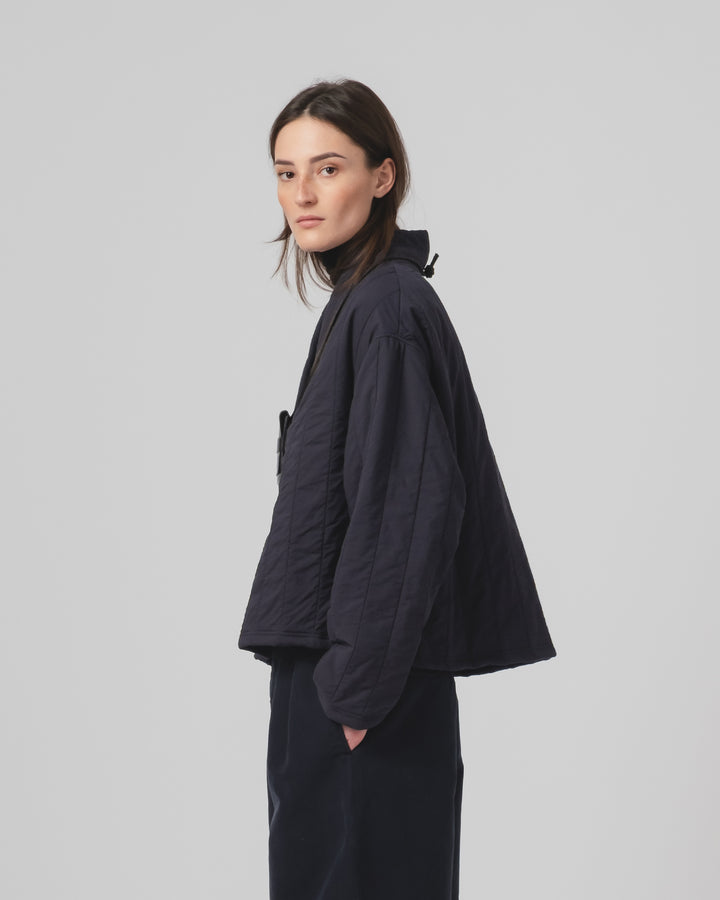 G.o.D Toku Sweater Quilted Cotton Inkt