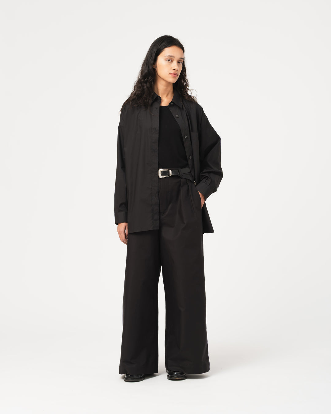 G.o.D Supernova Shirt Silky Poplin Black
