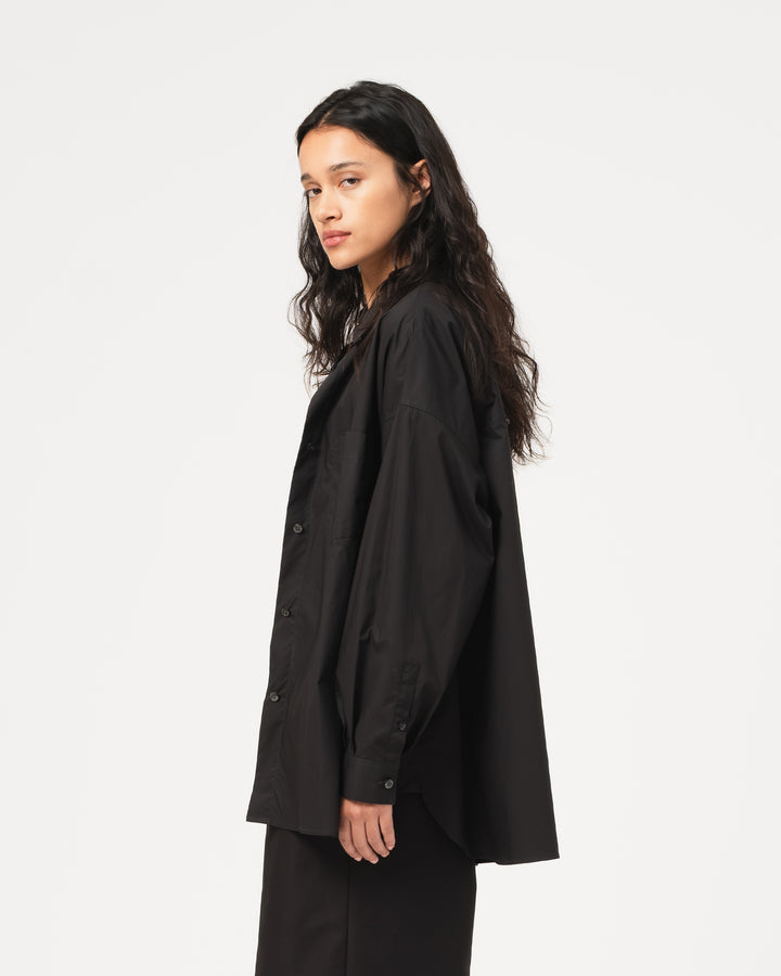 G.o.D Supernova Shirt Silky Poplin Black