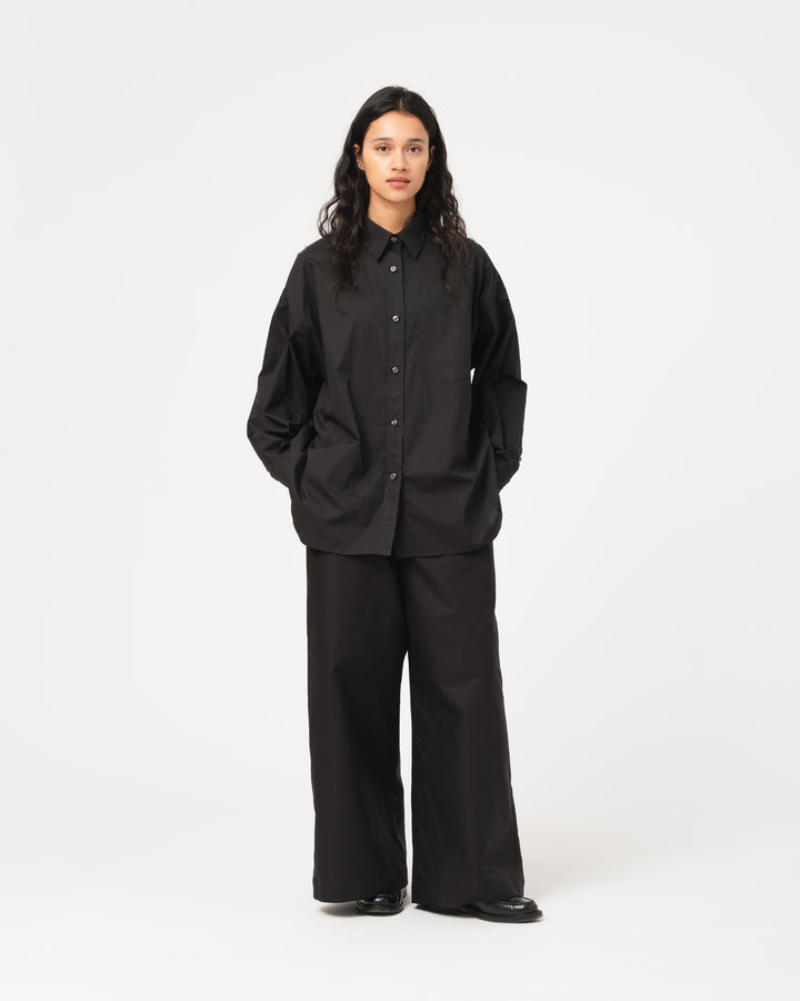 G.o.D Supernova Shirt Silky Poplin Black