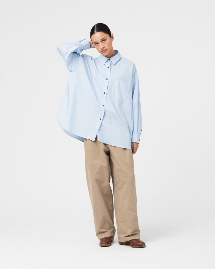 G.o.D Supernova Shirt Silky Poplin Office Blue