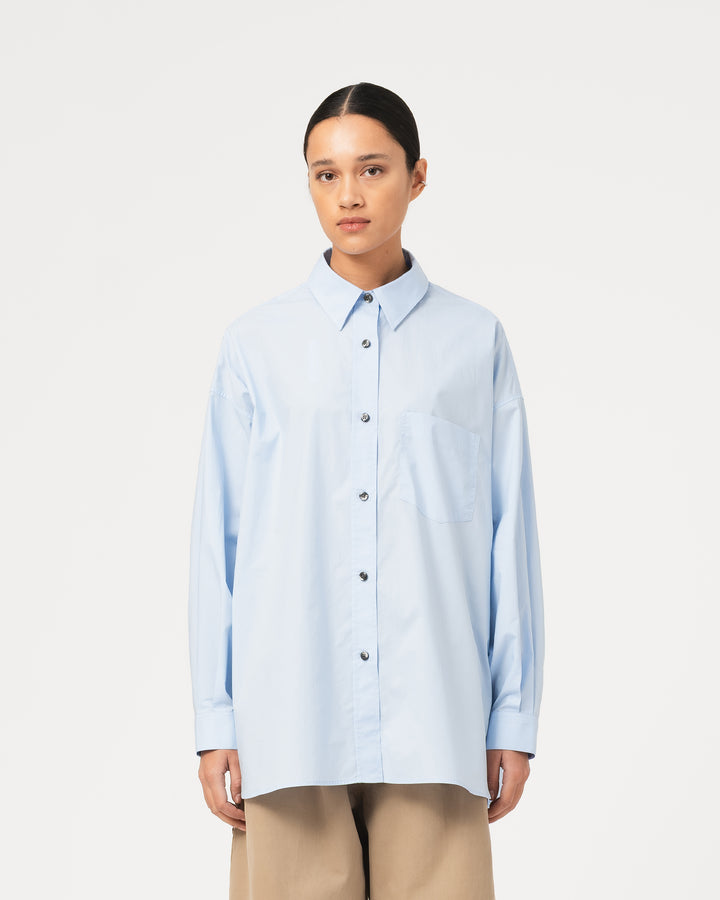 G.o.D Supernova Shirt Silky Poplin Office Blue