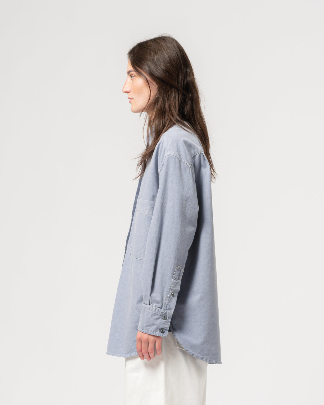 G.o.D Icon Shirt Cristobal Cotton Pearl Blue