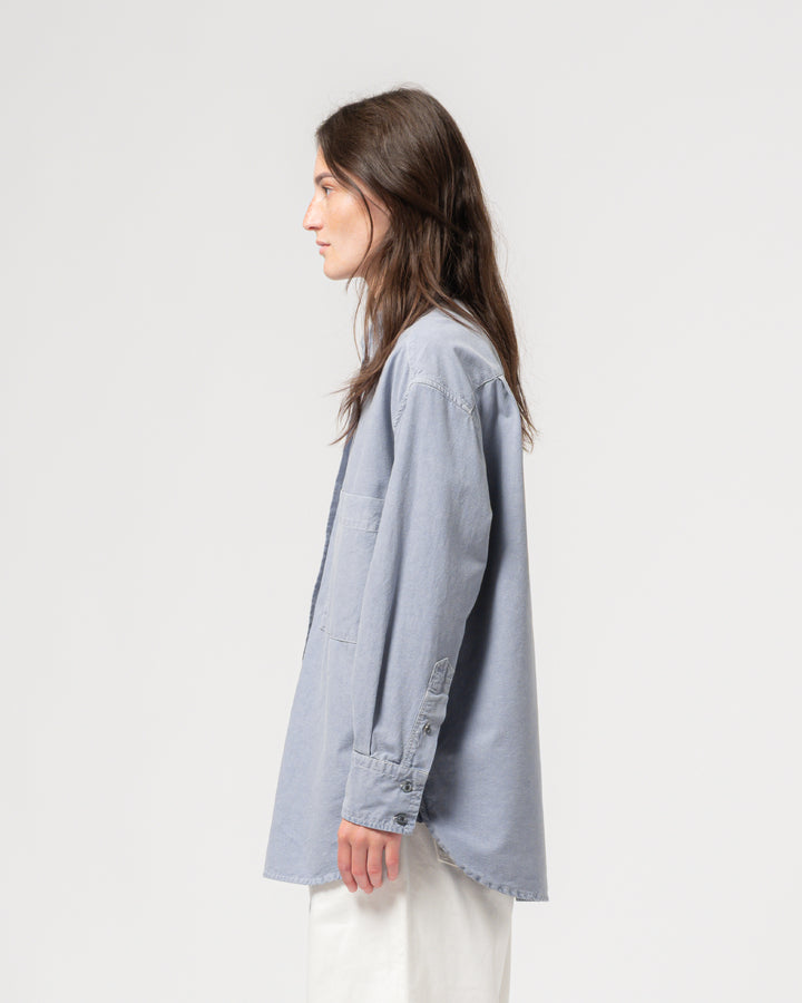 G.o.D Icon Shirt Cristobal Cotton Pearl Blue