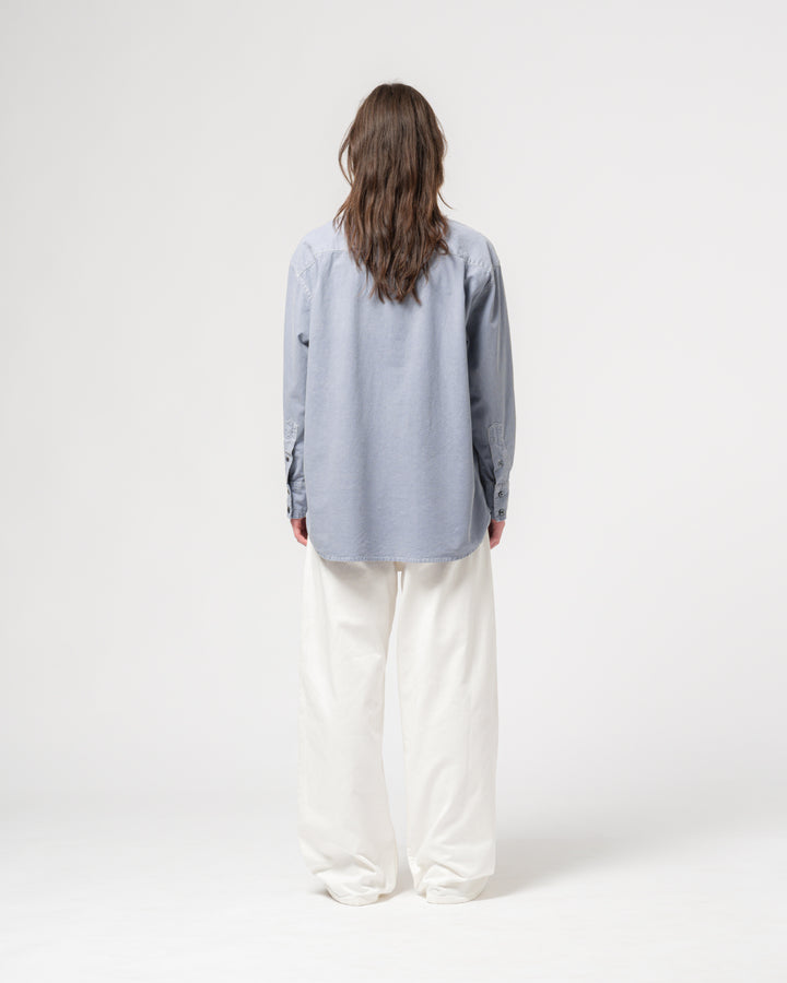 G.o.D Icon Shirt Cristobal Cotton Pearl Blue