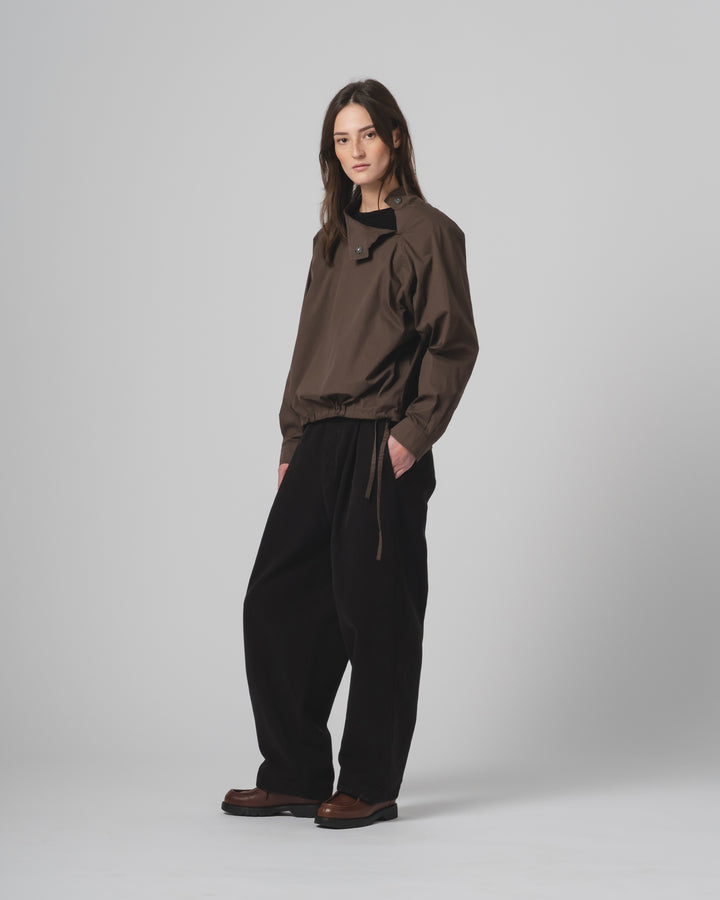 G.o.D Anorak Shirt Poplin Java Brown