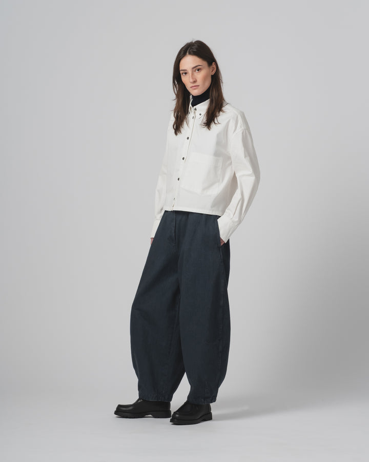 G.o.D Cubic Shirt Popeline Milk