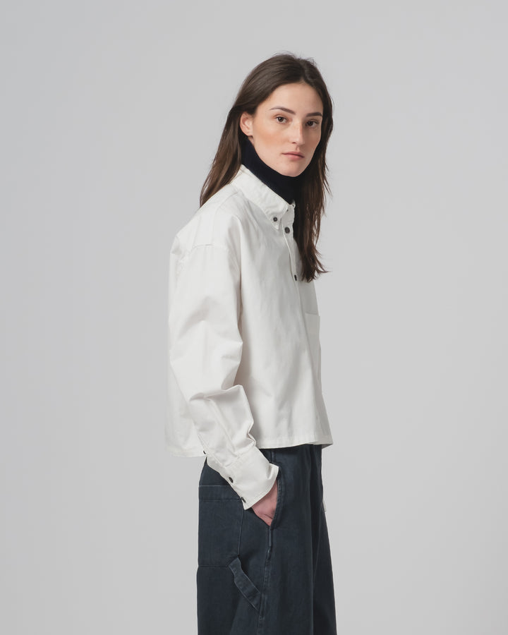 G.o.D Cubic Shirt Popeline Milk