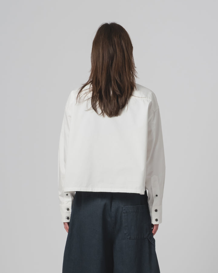 G.o.D Cubic Shirt Popeline Milk