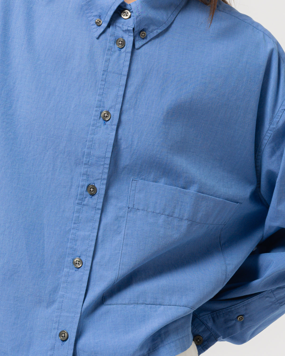 G.o.D Cubic Shirt Blue Sea Cotton Blue