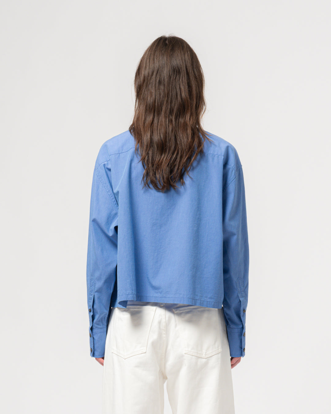 G.o.D Cubic Shirt Blue Sea Cotton Blue