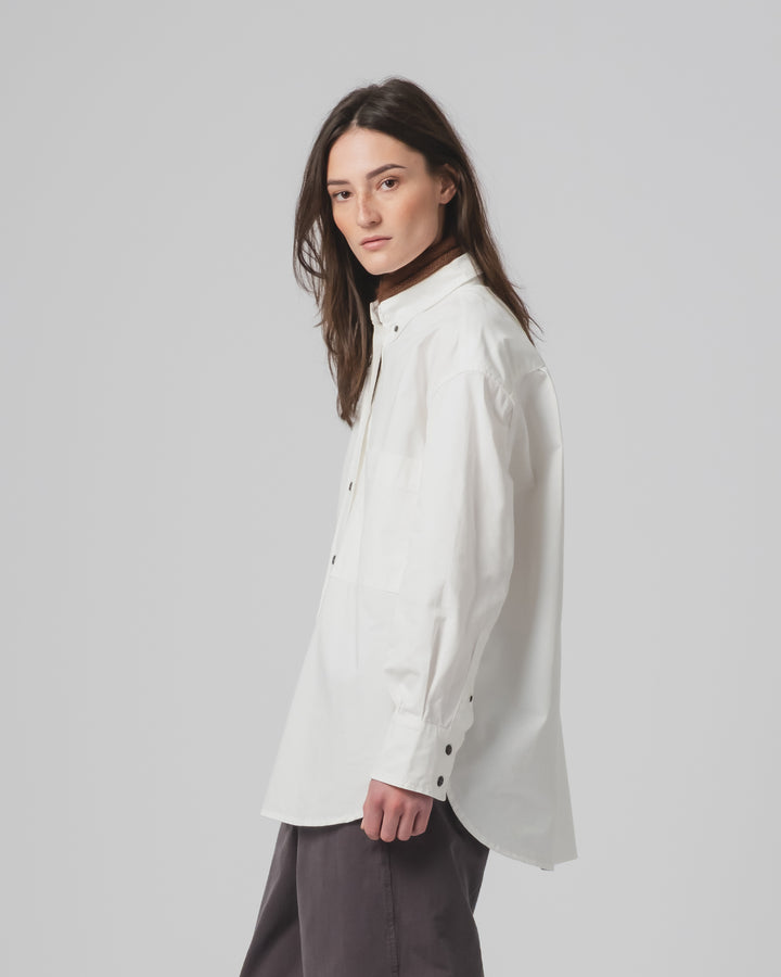 G.o.D Icon Shirt Poplin Milk