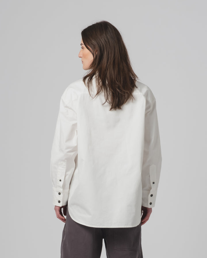 G.o.D Icon Shirt Poplin Milk