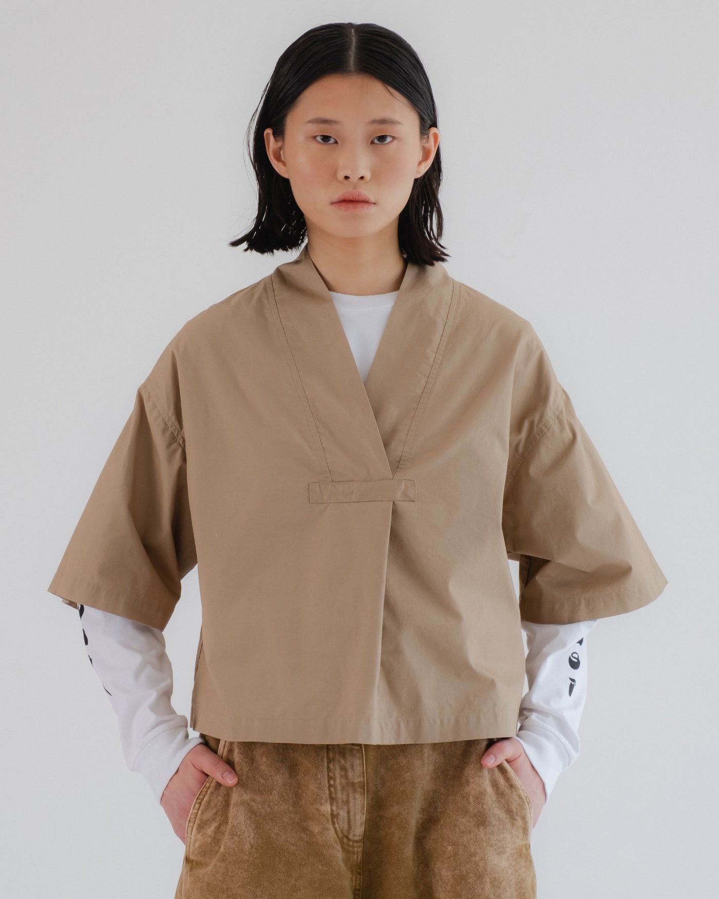 G.o.D Toku Top Poplin Nomad