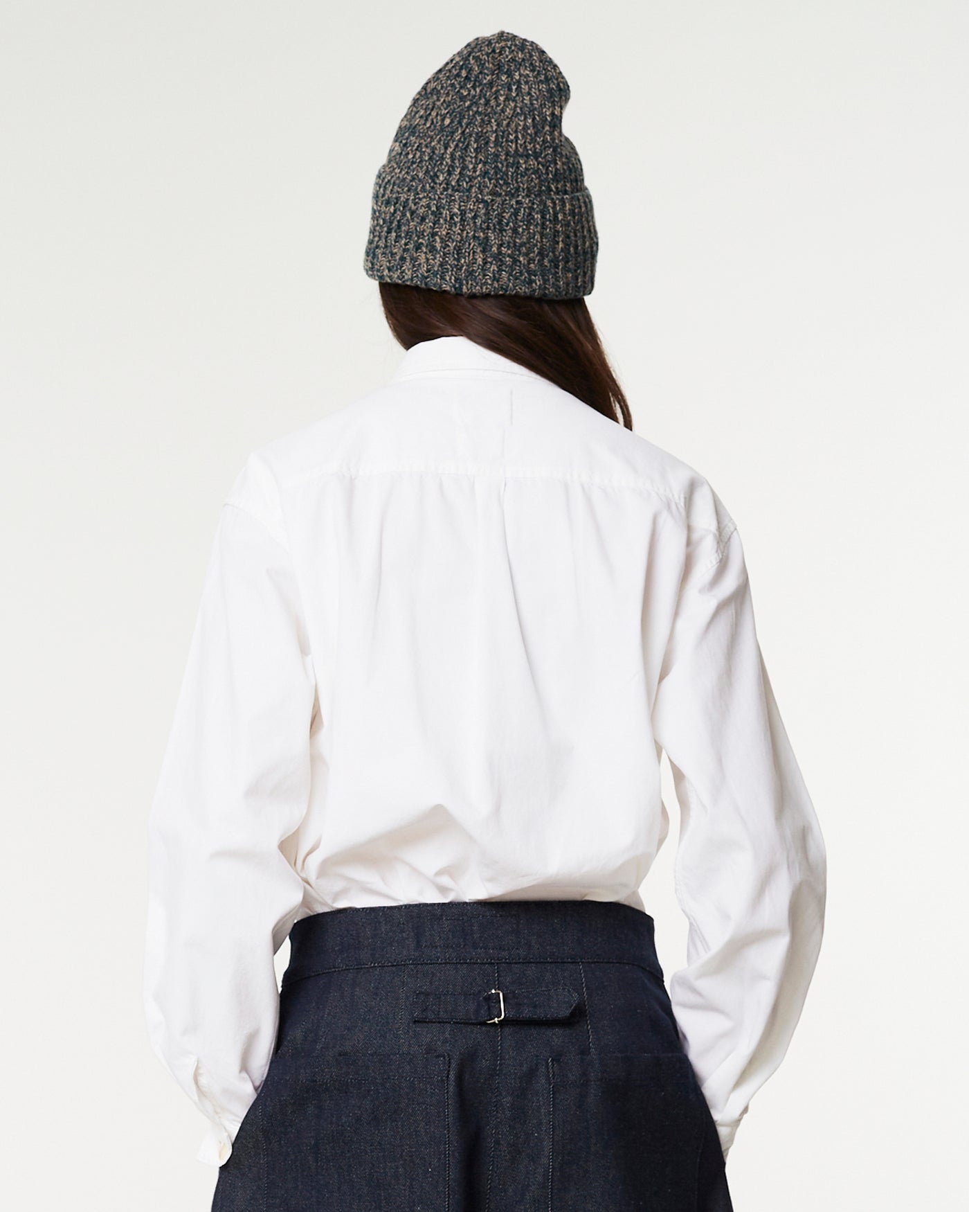 G.o.D Noguchi Shirt Light Cotton Drill White