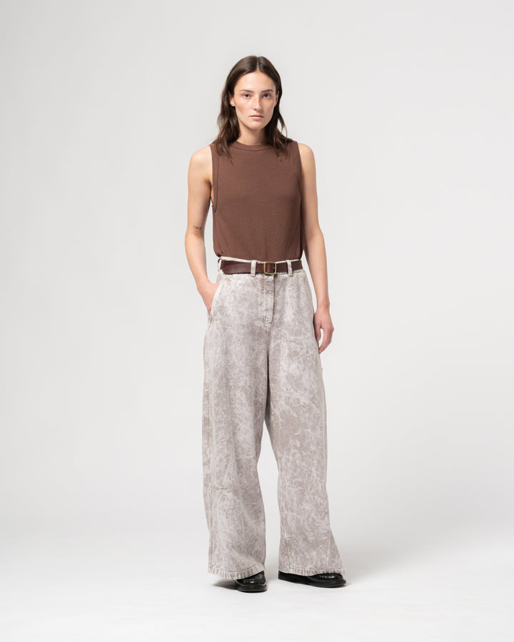 G.o.D Johnny Top Cotton Hemp Aztek Brown