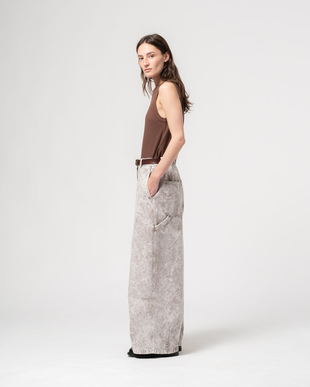 G.o.D Johnny Top Cotton Hemp Aztek Brown